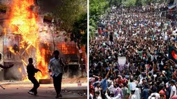 भड़काऊ हिंसा का भयावह चेहरा: नारेबाज़ी के बीच इमारत में आग, बांग्लादेश में 30 पत्रकारों को जिंदा जलाने की कोशिश